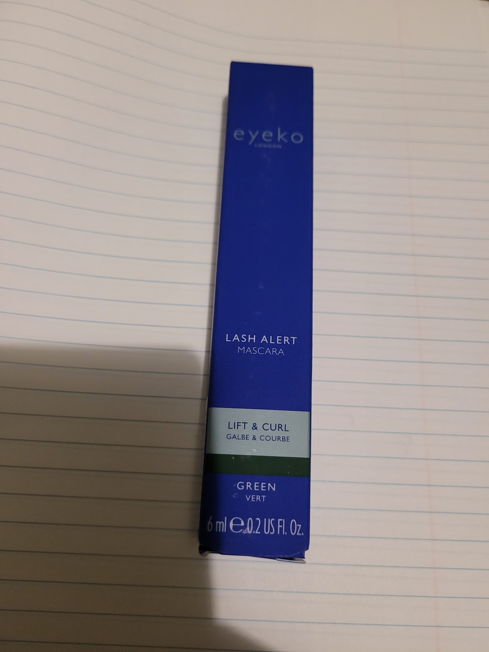 Eyeko Lash Alert Lift & Curl Mascara — Green Shade
